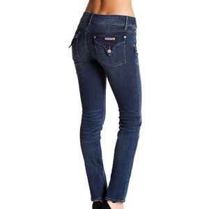 Hudson Collin Flap Skinny Jean Dark Wash Sz 25